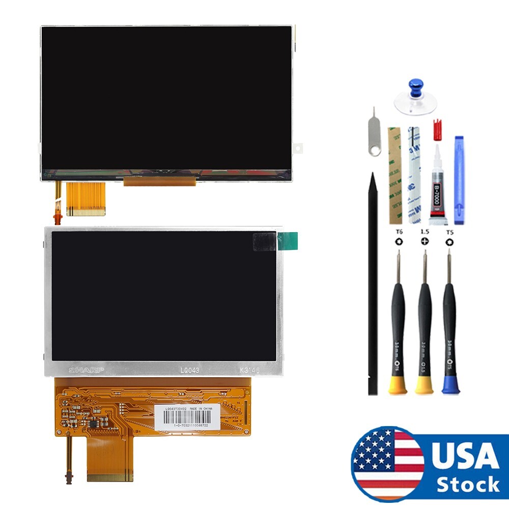 For Sony PSP 1000 / 2000 / 3000 OEM Backlight LCD Screen Display Replacement