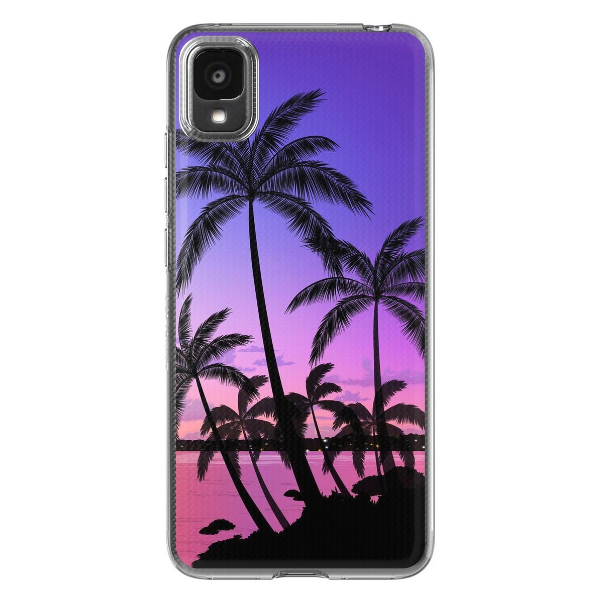 For TCL 30z 30LE ION z ShockProof TPU Phone Case Cover+Tempered