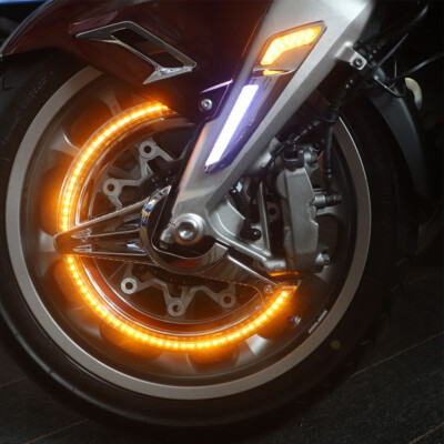 Brake Rotor Covers Cornering LED Light Lamp For Honda Goldwing GL1800 2018-2023