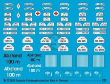 Peddinghaus 1/35 German Wehrmacht and Waffen-SS License Plates WWII No.2 693