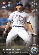 2016 TOPPS NOW #265 JEURYS FAMILIA - 49TH STRAIGHT REGULAR SEASON SAVE