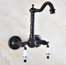 360 Degree Rotating Oil Rubbed Brass Kitchen Faucet Bathroom Mixer Tap 2nf866