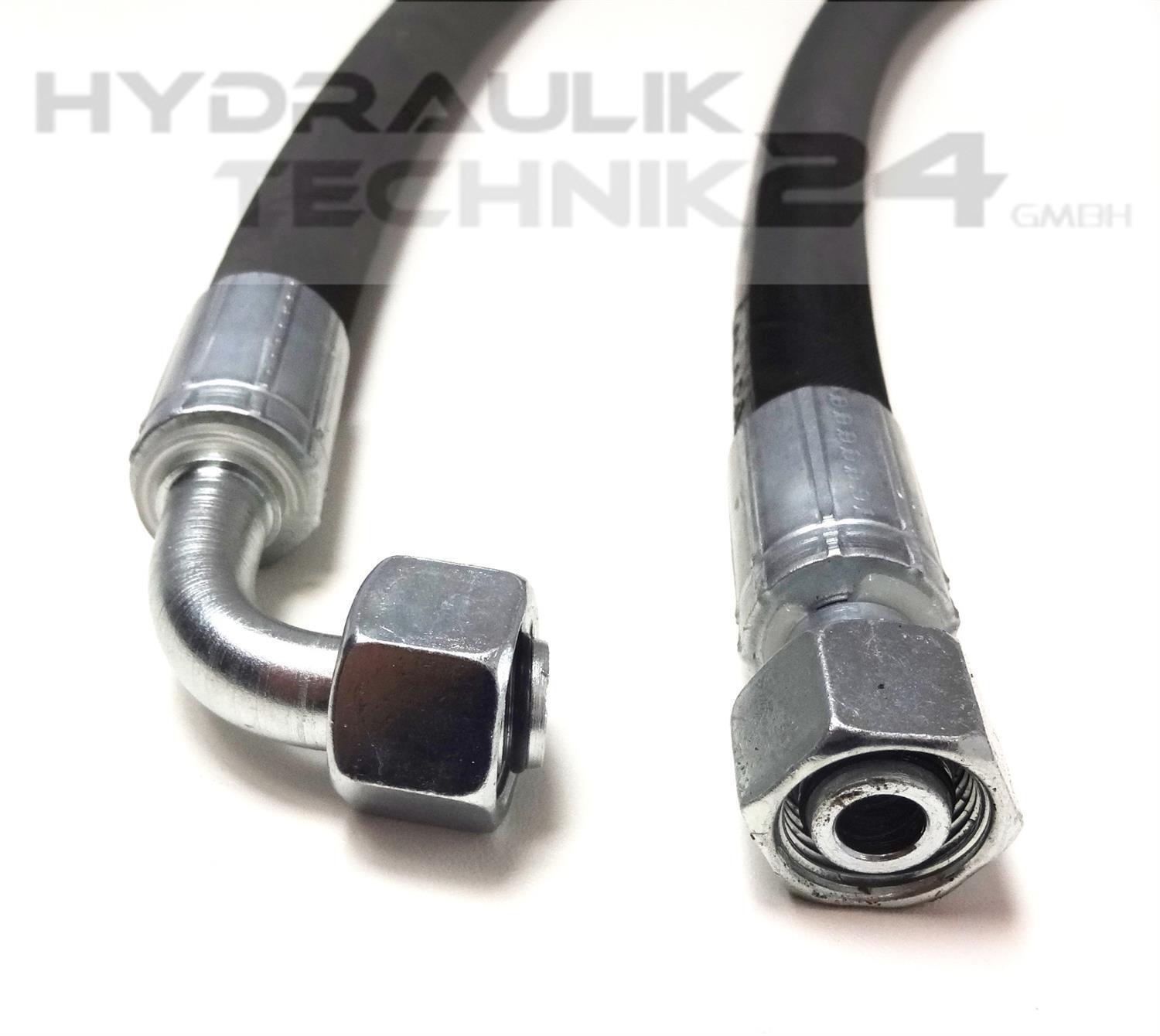 Tuyau Hydraulique D'aspiration NW6 DN6 8L Avec Raccords M14x1,5 - Pour Systèmes Hydrauliques Industriels