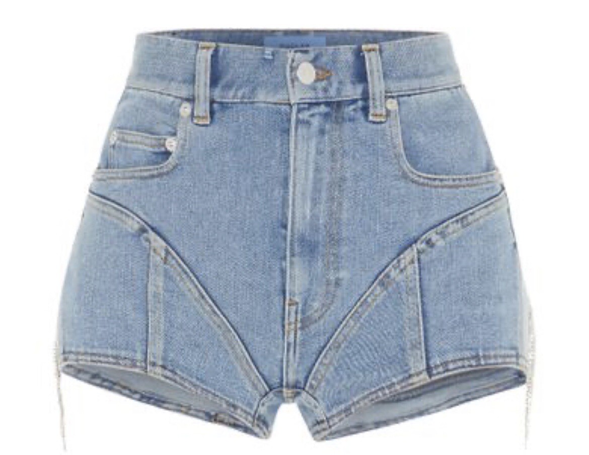 MUGLER デニムショートパンツ Mugler Jean and denim shorts for Women | Online Sale up to