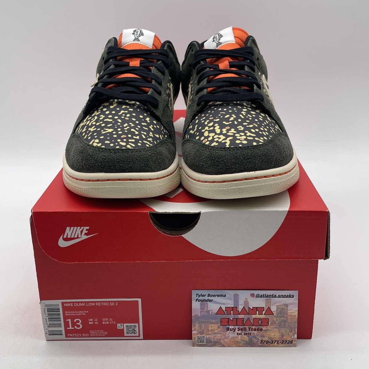 Size 13 - Nike Dunk SE Low Gone Fishing - Rainbow Trout for