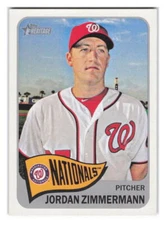 2014 Topps Heritage #492 Jordan Zimmermann Washington Nationals