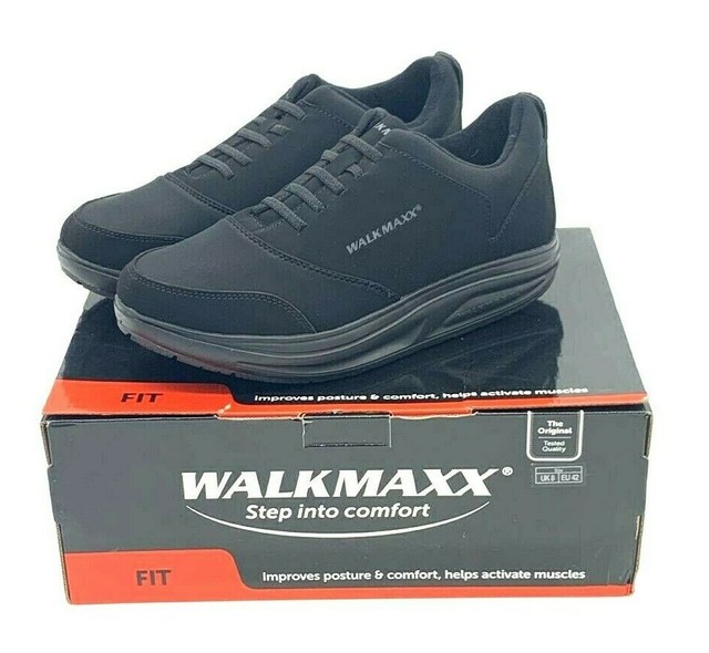 Walkmaxx Blackfit The Wide Unisex Supportive Exercise Shoe UK 8 Eu42