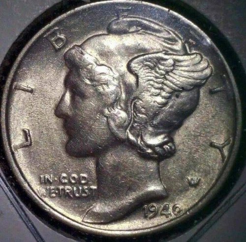 1940-P Mercury Dime - AU - Free Shipping