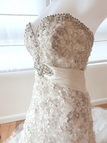 Traumhaftes Mori Lee Designer Brautkleid, TOP, Gr. M + GRATIS Accessoires! - Bild 4 von 10