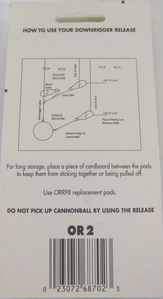 Off Shore Tackle Snap Stacker Downrigger Release Medium Tension Run 2 Lines OR2 - Image 3 of 3