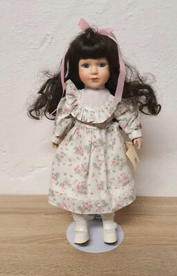 Künstlerpuppe Porzellan Puppe Doll 36 cm Sammler Rarität Vintage