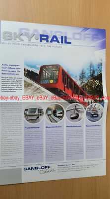GANGLOFF Cabins AG Schweiz Sky Rail Standseilbahn Umlaufbahn Schmalspurbahn