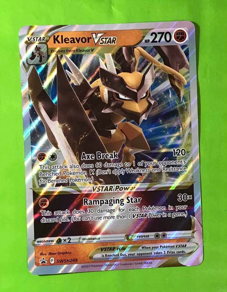 kleavor pokémon card Large Pokemon Card
