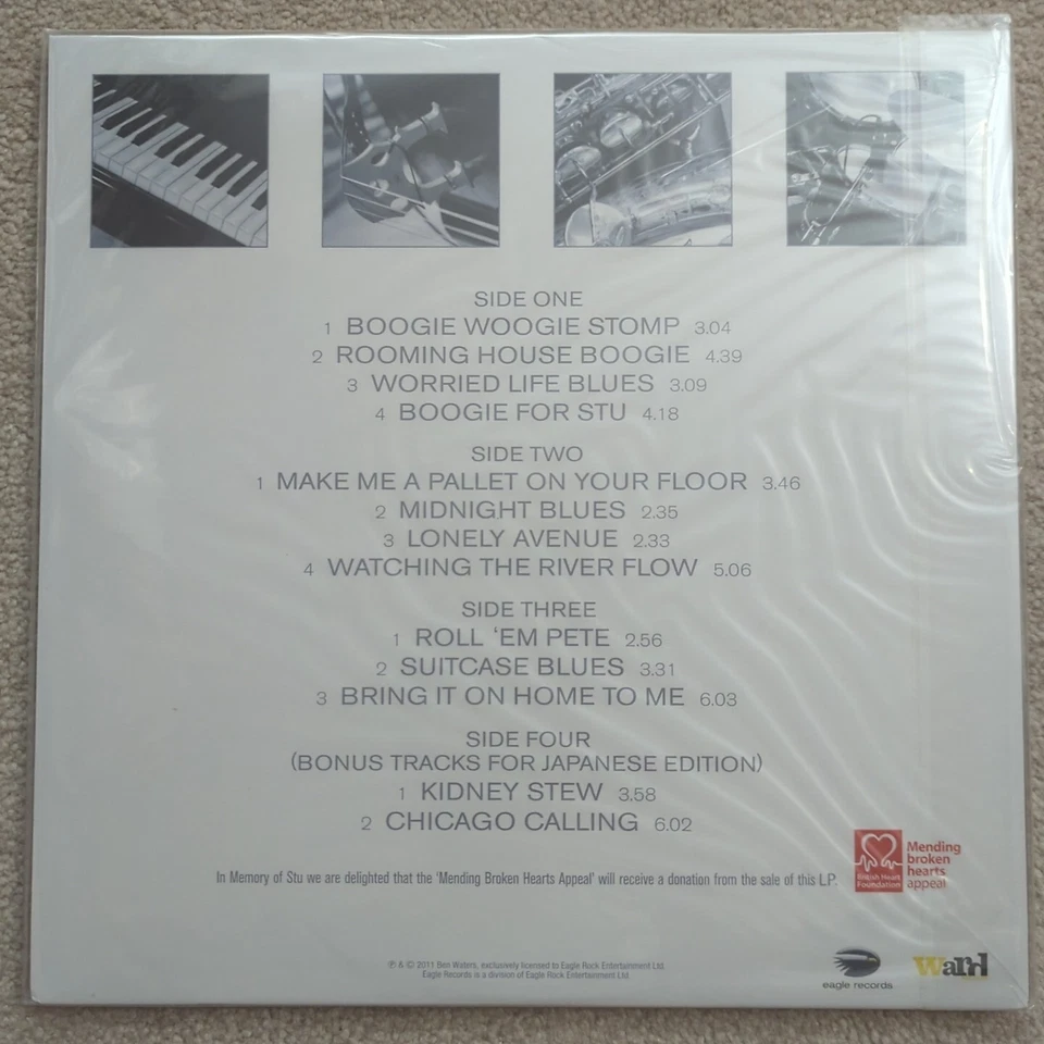 BEN WATERS THE ROLLING STONES Boogie 4 Stu. IAN STEWART JAPAN ONLY LP NEW Sealed - Image 2 of 4