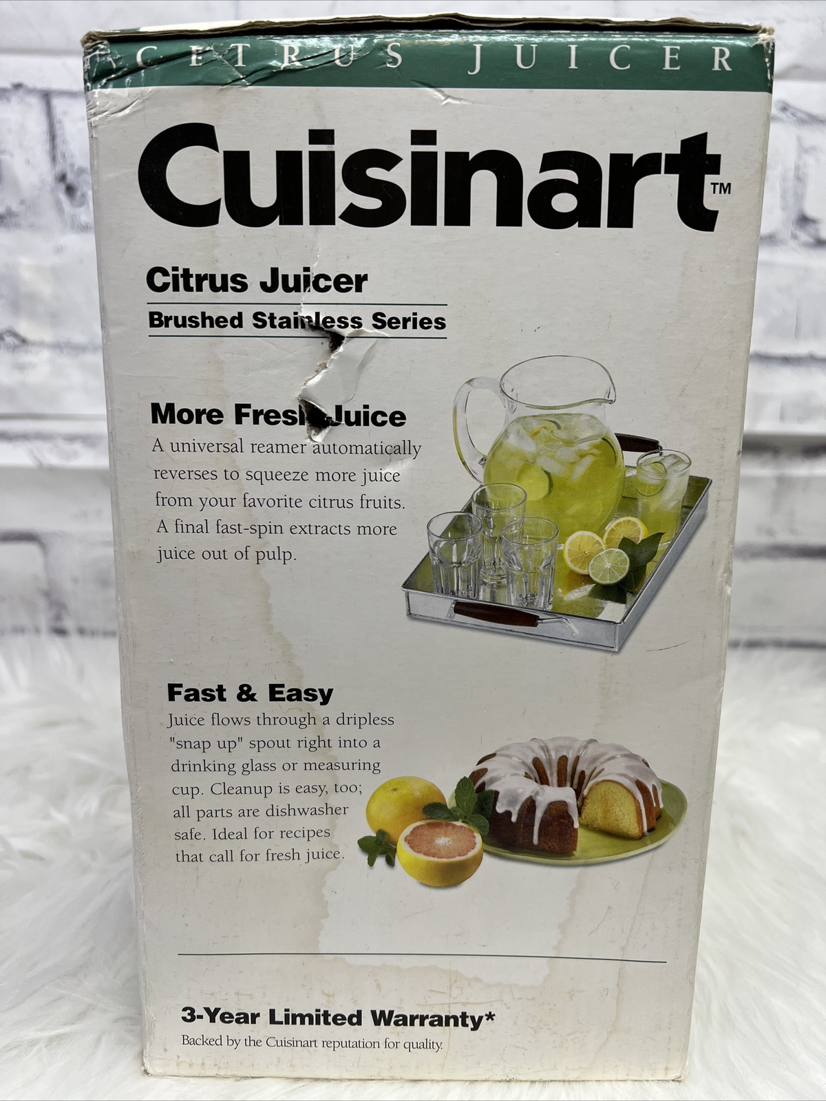 Cuisinart Ccj100 Citrus Juicer Stainless for sale online eBay