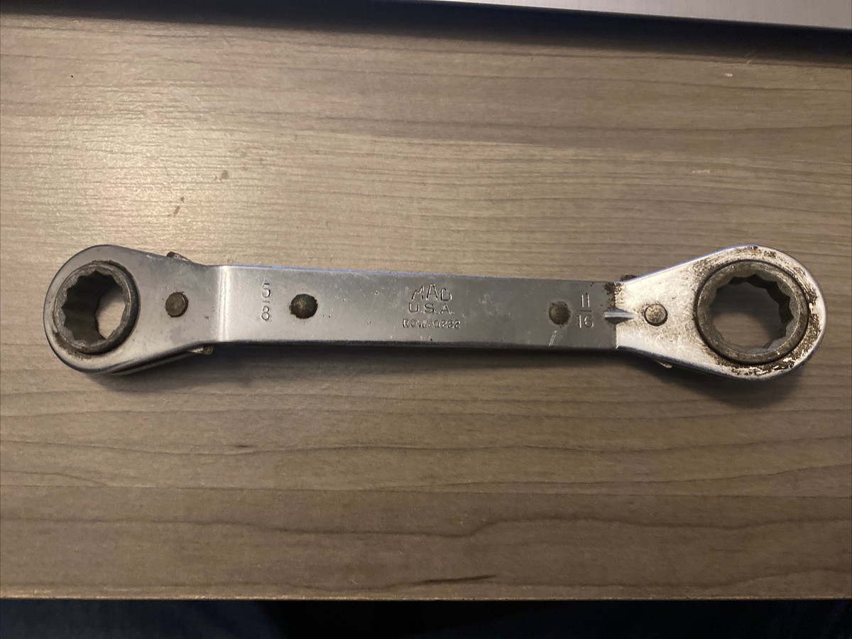 VINTAGE MAC TOOL CO.,ROW 20222,11/16 & 5/8 in.,12 POINT OFFSET