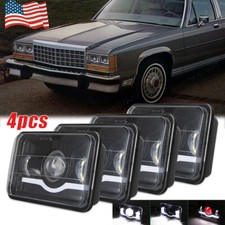 Fits Chevrolet Monte Carlo Ss 1980-1988 4pcs 4x6 Inch Led Headlights Hi-lo Beam Fits Chevrolet Monte Carlo Ss 1980-1988 4pcs 4x6 Inch Led Headlights Hi-lo Beam