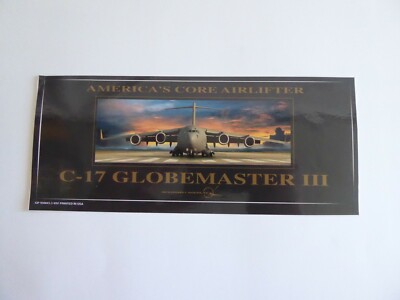 STICKER / STICKER - C17 / C 17 GLOBEMASTER III - AVIATION - AIRCRAFT