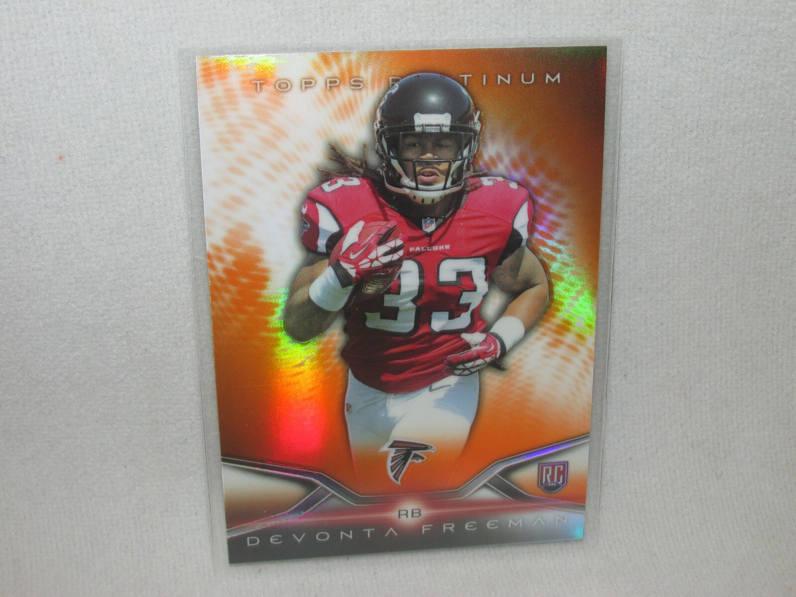 Devonta Freeman * 2014 Topps Platinum * Rookie Card * #130 * Orange Refractor