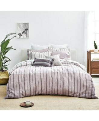 SPLENDID VENICE TWO PEICE TWIN DUVET SET COLOR SMOKY PURPLE NIP
