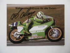 Anton "Toni" Mang autograph signed 10x15 cm postcard