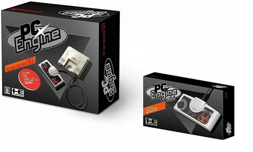 NEW KONAMI PC Engine mini Japan ver. Game Console & Turbo Controller Set Japan