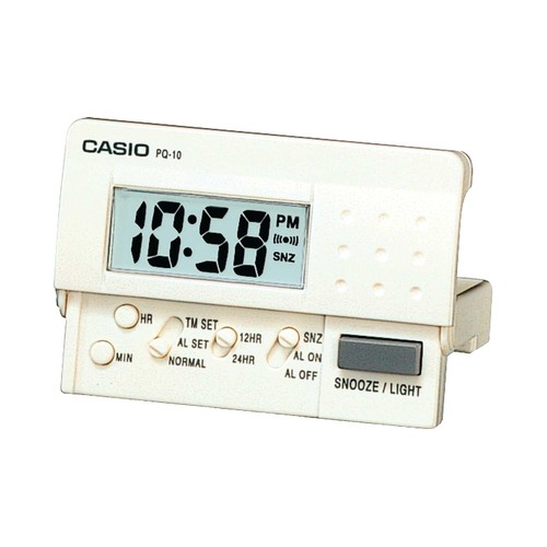 Casio GQ-100 Muscle Time Retro Alarm Battery Clock Red | eBay