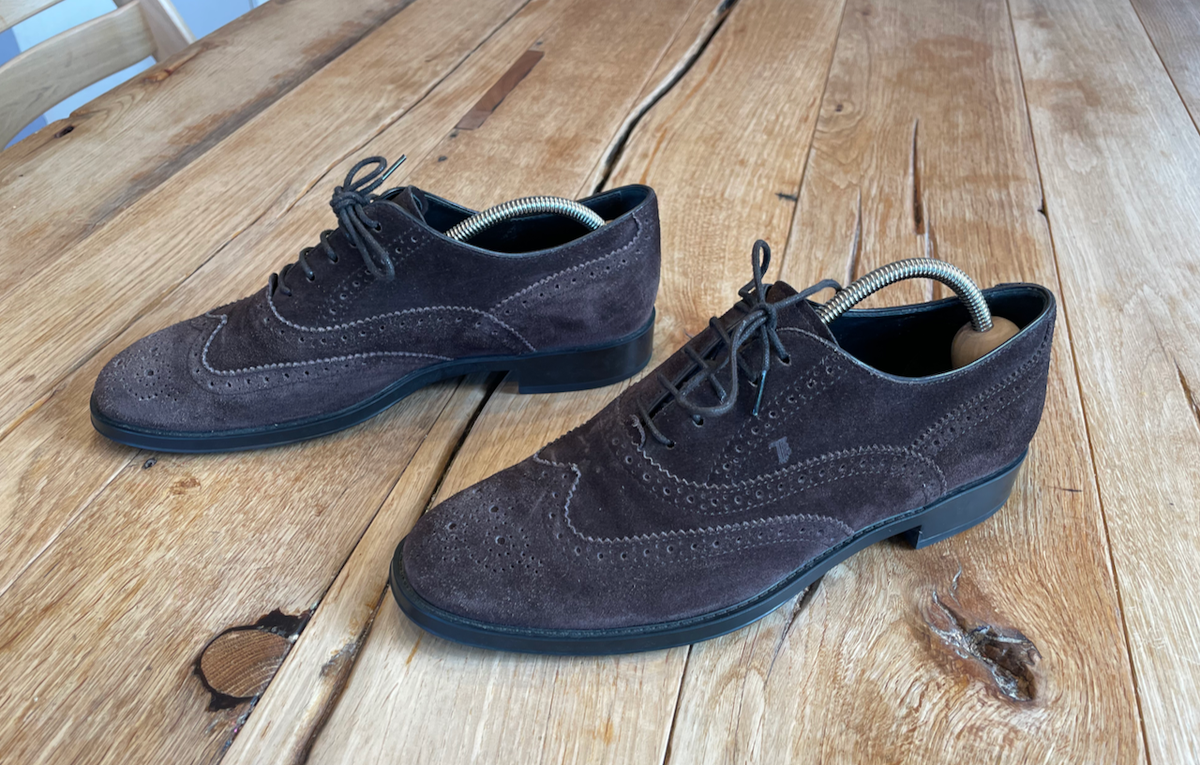 Tods Suede Oxford Shoes EU 37.5 US 7.5 | eBay display picture 2