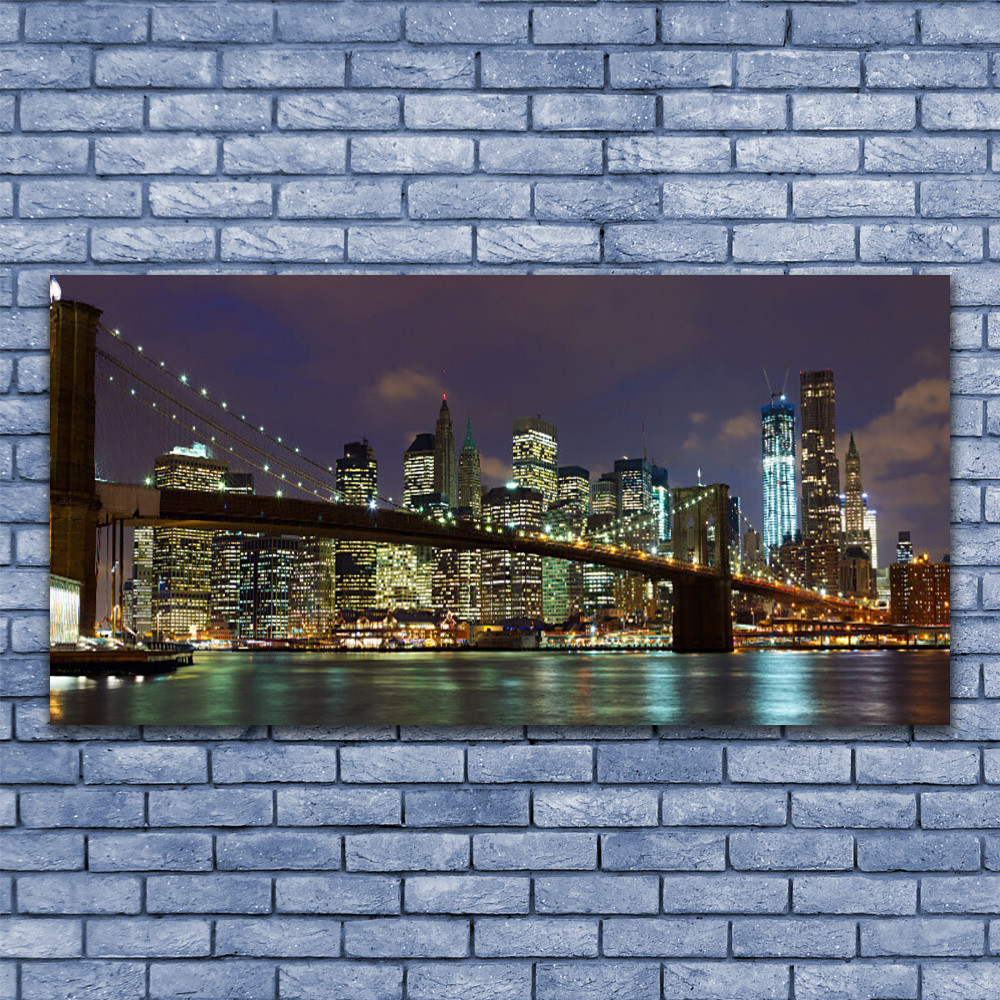 Image tableau impression 140x70 d'architecture urbaine sur toile canvas tendue