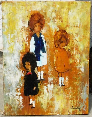 Lucas Wong mid 20th c oil/canvas 24 x 18