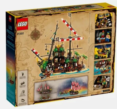 LEGO Pirates of Barracuda Bay 21322 Ideas Captain Red Beard Ship
