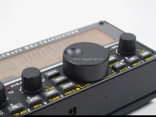 Elecraft KX2 KX1, W1JH Upgraded Black Solid Aluminum CNC VFO Knob w/Allen Wrench