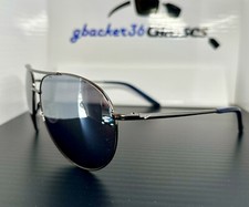 New Nike Chance M EV1217 056 Aviator Unisex Sunglasses with Gunmetal/Navy Frame