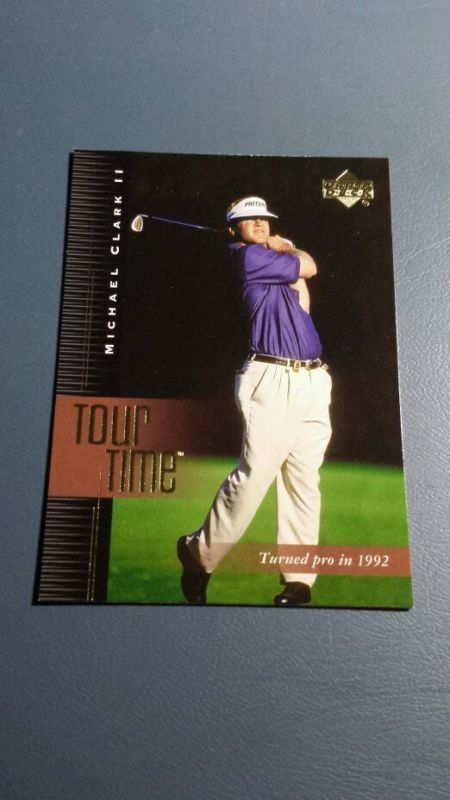 MICHAEL CLARK II 2001 UPPER DECK GOLF CARD # 190 B7447