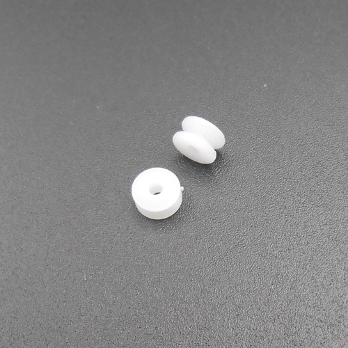 50pz Puleggia Plastica 5MM Ingranaggio Motore Ruote Dia.5MM Alesaggio Albero 1.5mm 1.45MM 51.5A - Foto 5 di 13