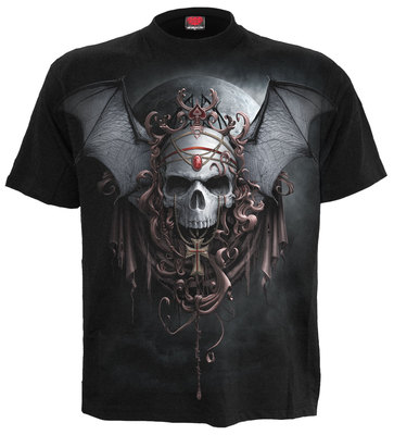 SPIRAL DIRECT GOTH NIGHTS T-Shirt,Bats/Vampire/Gothic/Dark Wear/Skull/Top/Tee