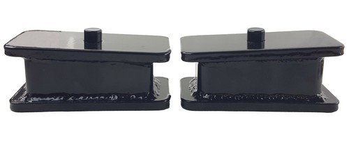 Rear Axle 4" Drop Blocks Fabricated Steel Pair Fits 1999-2014 Import Truck - Picture 11 of 24