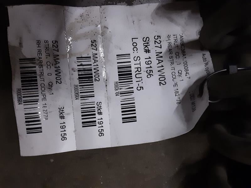 2002 MASERATI M138 RIGHT REAR STRUT COUPE 182778