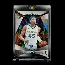 Rare GG Jackson 2nd RC - 2023-24 NBA Panini Black Holo Rookie Card Grizzlies #75
