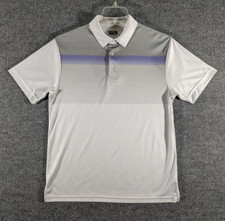 Ben Hogan Performance Men's Medium Polo Golf Shirt Short Sleeve Athletic White