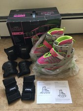 DBX Girls' Equinox Adjustable Inline Skate Size 1-4 Ex Cond COMPLETE USED ONCE