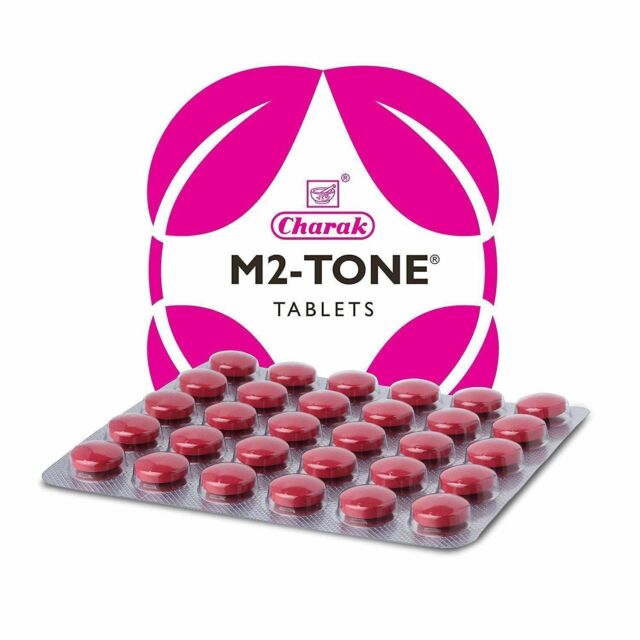 UK stock Charak M2-TONE 30 Tab Per Strip For Women health & Menstrual health