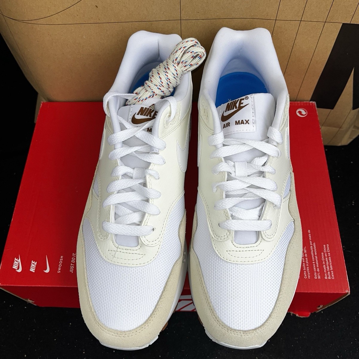NEW Nike Air Max 1 SC Sail White Coconut Milk Tan NBY FN6983  display picture 3