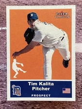2002 Fleer Tradition Update Tim Kalita #U8 Detroit Tigers