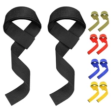 Weight Lifting Wrist Support Wraps Bandage Gym Training Cross fit Straps Black