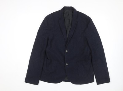 Topman dunkelblauer Herrenblazer, Größe 40, Business Casual