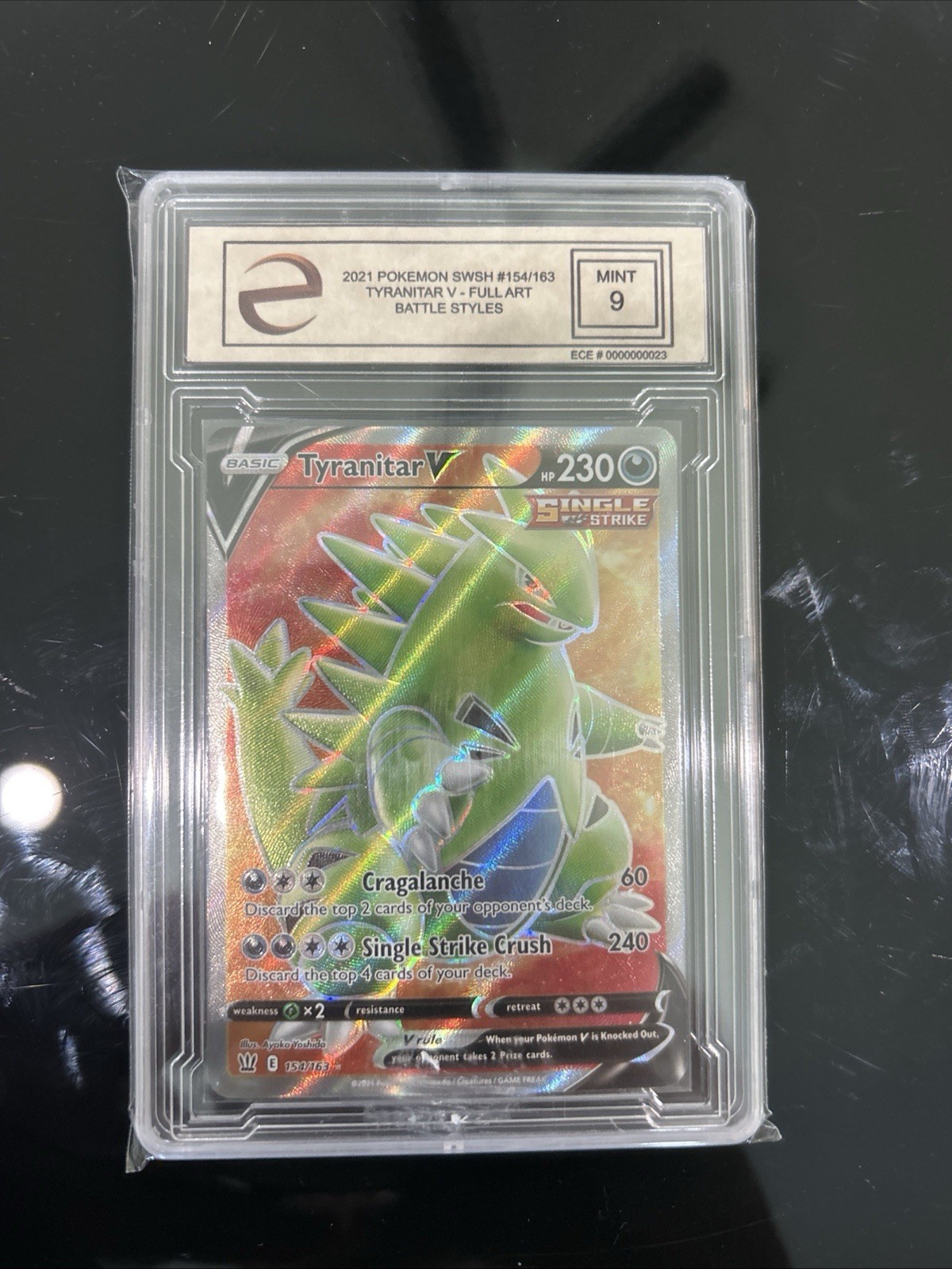 Pokemon TCG - Tyranitar V 154/163 - Battle Styles - MINt