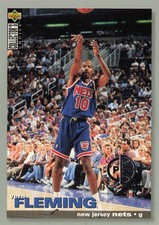 Vern Fleming #314 1995-96 Collector's Choice New Jersey Nets Basketball