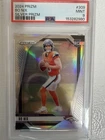 Panini 2024 Prizm Bo Nix Rookie Silver Prizm #309 Denver Broncos PSA 9