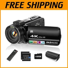 Digital Zoom Camcorder Night Vision 270° Rotation